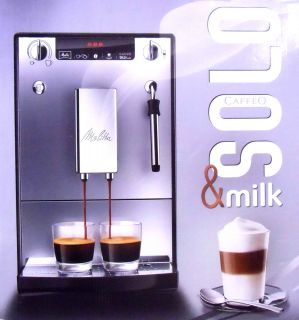 Melitta E 953 102 Caffeo Solo und milk, silber schwarz