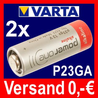 2x Batterie 12 Volt A23 23A LR23A MN21 V23GA VARTA°
