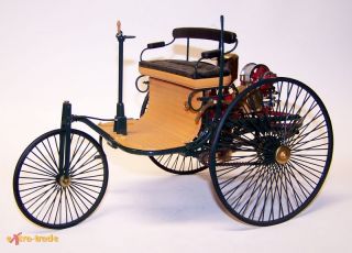 Altes Franklin Mint Modellauto; 1886 Benz Patent Motorwagen; M 1/8