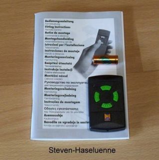 Hörmann Handsender HSM4,grüne Tasten   26,975 MHz  NEU 