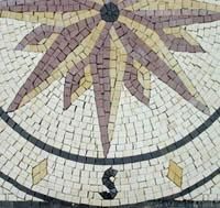 This mosaic can be customized to your preferred size and colors.