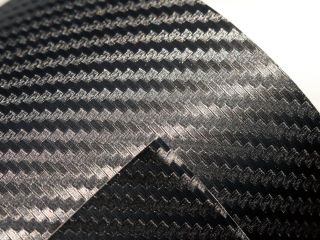 BLASENFREIE 3D Premium Carbonfolie 152 x 500 cm schwarz 0,16mm CAQ 05