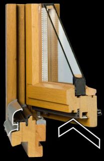 Holzfenster Dreh Kipp Fenster Echtholzfenster B 800mm