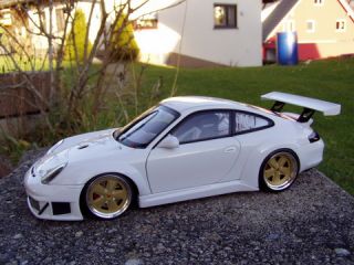 Porsche 911 996 RSR Umbau Tuning 118 GT3 Alufelgen