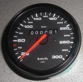 Tacho bis 300 km/h für Porsche 911 / 964 / 993, neu