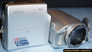 Nikon COOLPIX S10 6.0 MP Digitalkamera gut erhalten