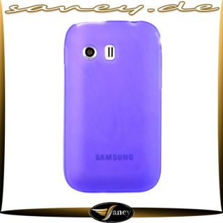 Samsung S5360 Galaxy Y Silikon Case Schutz Hülle Tasche Schale für