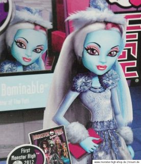 Monster High Abbey Bominable Ghouls Rule Y3066 Halloween Kostümpuppe