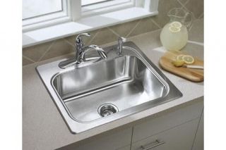 Sterling 11403 3 NA Southhaven Kitchen Sink 25 x 22 x 6 1/2 Single