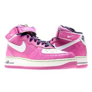 Nike Air Force 1 Mid Girls (GS) Basketball Shoes 518218 500