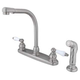 Elements of Design EB718SP Victorian High Arch Kitchen Faucet with Non