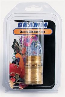 Dramm 10 22729 Quick Disconnect Brass, Brass