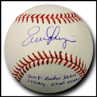 Autographed Evan Longoria Baseball   with 2008 Rookie
