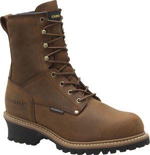  Carolina Boots Men Waterproof Insulated Logger Boots CA4821 Shoes