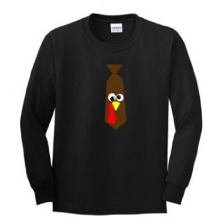 Thanksgiving Turkey Neck Tie YOUTH Long Sleeve T Shirt
