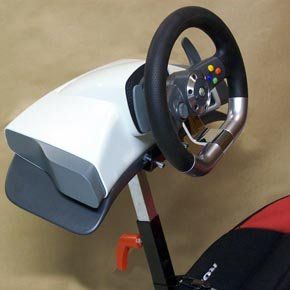 Microsoft Xbox 360 Wireless Steering Wheel Seat Accesssory