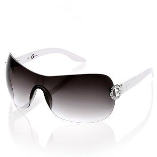 by GUESS Logo Sunglasses, WHITE