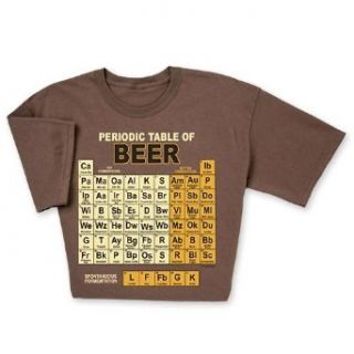 Periodic Table of Beers T shirt Clothing