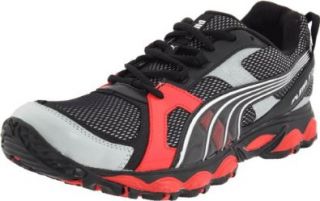 Fox Trail Running Shoe,Black/High Risk Red/Puma Silver,13 D US Shoes