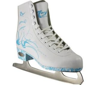  American Womens 532 Lightblue Figure Skate Ice Skates Shoes