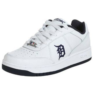 Mens MLB Tigers Clubhouse Lining Sneaker,White/Mid Navy,15 M Shoes