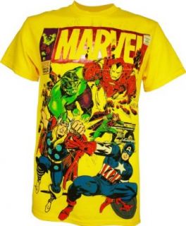 Marvel Avengers Foil Mens T Shirt Clothing