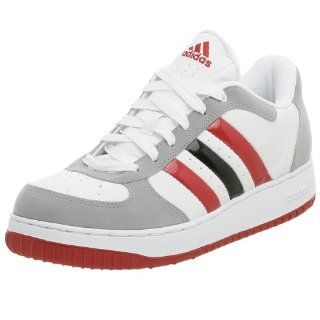 adidas Mens BTB Low NBA Bulls Basketball Shoe,White/Red,6.5 M Shoes