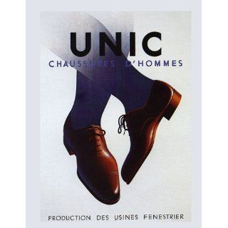 Fashion UNIC Men Shoes France French 16 X 22 Image Size