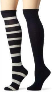Jessica Simpson Womens 2 Pair Pack Stripe Knee High Socks