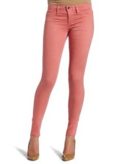 Joes Jeans Womens Coated Skinny Jean, Rose, 32 Clothing