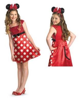 Disney Minnie Mouse Clubhouse Tween Costume Clothing