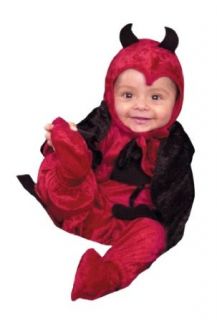  Infant 6 18 Months   Darling Devil in Crushed Velvet Costume (Shoes