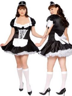 Sexy BBW Plus Size French Maid Costume   XXLARGE Clothing