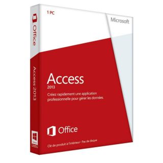 Microsoft Access 2013   1PC   Carte   Achat / Vente LOGICIEL