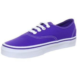Vans Kids Authentic Skate Shoe Purple/White