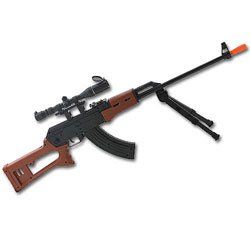 Air Spring Rifle with Bipod and Scope (Airsoft) Sports