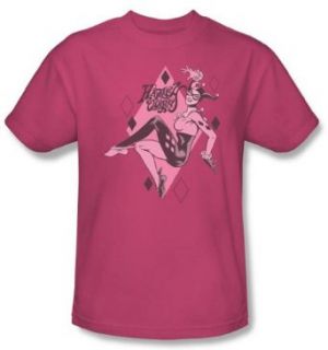 Trevco   Batman   Harley Quinn Mens T Shirt, Pink