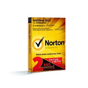 Norton Antivirus 2012 Ed. Limitée   3 postes 2 ans   Achat / Vente