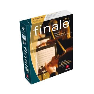 Finale 2011  lart de la notation musicaleJutilise Finale parce que