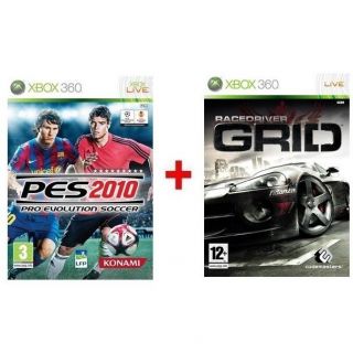 Pack PES 2010 Pro Evolution Soccer + Racedriver Grid Platinum / Jeux