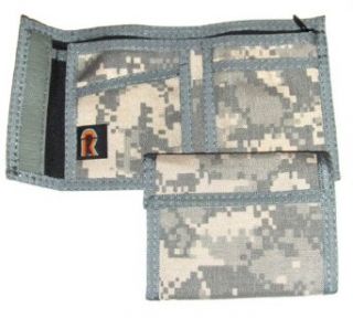 Military Army Camo Nylon Bifold Wallet   ACU Pattern