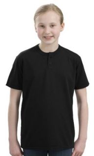 Youth Short Sleeve Henley Shirt Clothing