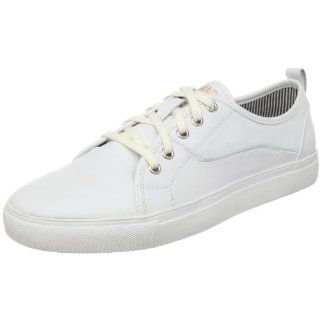 com Steve Madden Mens Corsair Lace Up,White Leather,11.5 M US Shoes