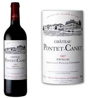 2007   Achat / Vente VIN ROUGE Château Pontet Canet 2007  