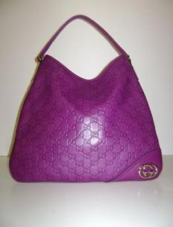 Gucci Handbags Purple (Red) Guccissima 231822 Clothing