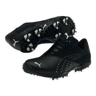 Mens Tour Saddle SL Golf Shoes Black/White/Puma Silver   11 Shoes