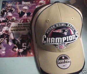 New England Patriots Super Bowl XXXIX Locker Room Hat