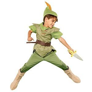  Peter Pan Costume for Boys Size Medium 7/8