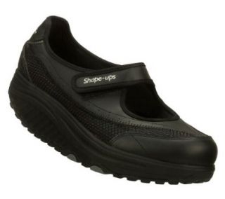  Skechers Shape Ups Fast Pace Womens Mary Jane Shoes Black 10 Shoes