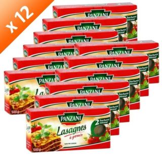 PANZANI Lasagnes à garnir 500g x12   Achat / Vente PATE ALIMENTAIRE